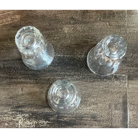 Lot of 3 Libbey Heavy Bottom Shot Glass/Glasses Vintage Barware - Picture 3 of 6